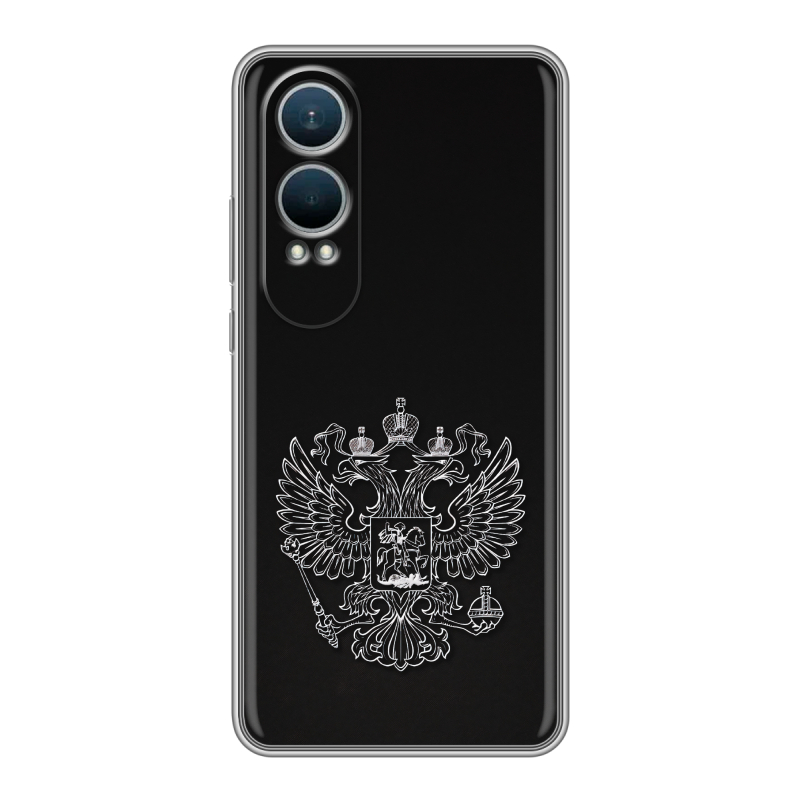 Силиконовый чехол на OnePlus Nord CE4 Lite с принтом Герб России Силиконовый чехол на OnePlus Nord CE4 Lite с принтом Герб России