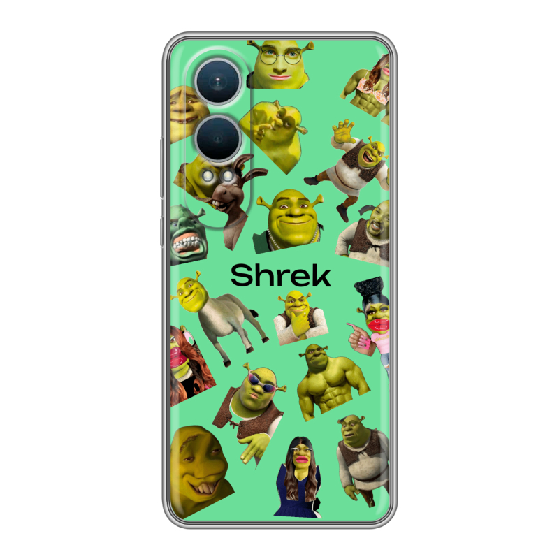 Силиконовый чехол на OnePlus Nord CE4 Lite с принтом Шрек Shrek Силиконовый чехол на OnePlus Nord CE4 Lite с принтом Шрек Shrek