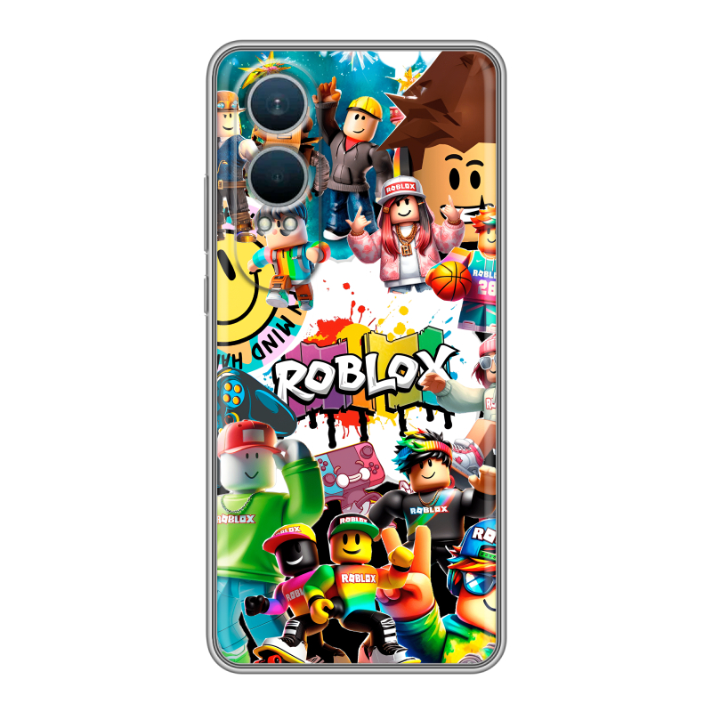 Силиконовый чехол на OnePlus Nord CE4 Lite 5G с принтом Roblox Роблокс Силиконовый чехол на OnePlus Nord CE4 Lite 5G с принтом Roblox Роблокс