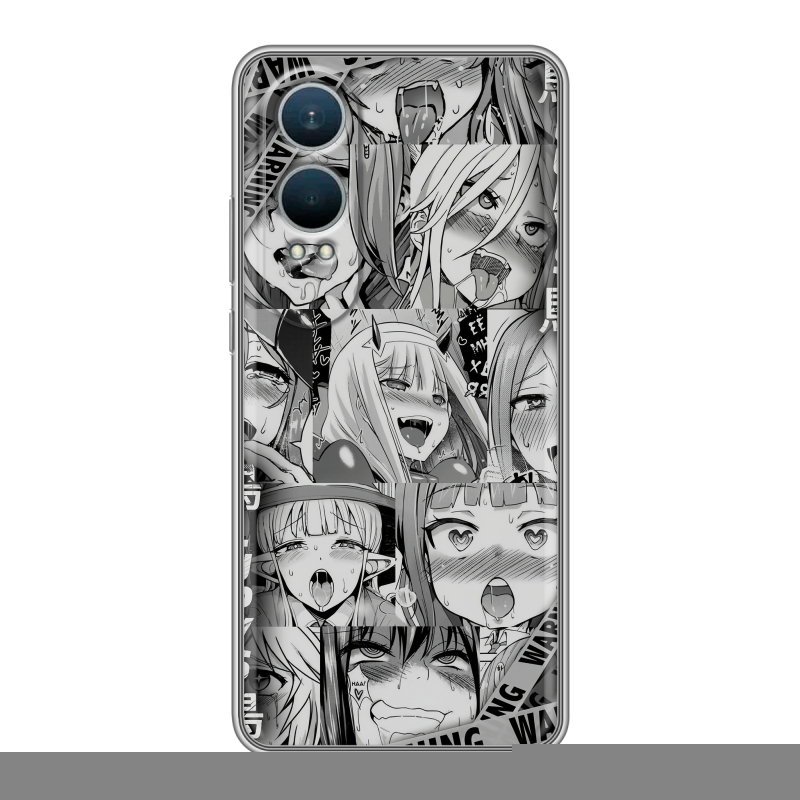Силиконовый чехол на OnePlus Nord CE4 Lite с принтом Ahegao Ахегао Аниме Силиконовый чехол на OnePlus Nord CE4 Lite с принтом Ahegao Ахегао Аниме