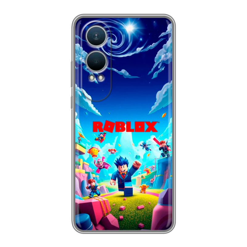 Силиконовый чехол на OnePlus Nord CE4 Lite с принтом Roblox Роблокс Силиконовый чехол на OnePlus Nord CE4 Lite с принтом Roblox Роблокс