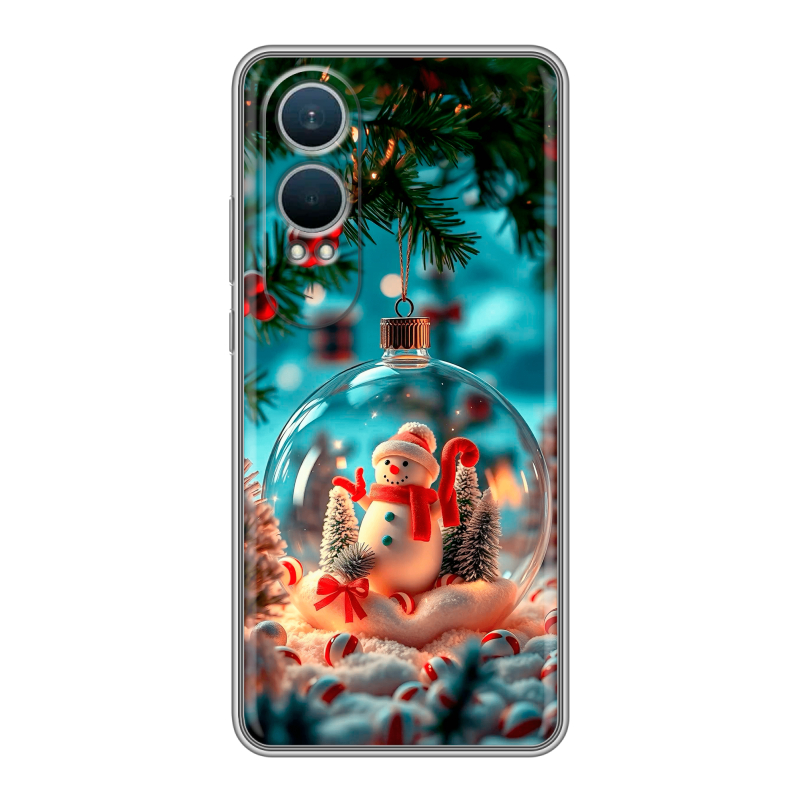 Силиконовый чехол на OnePlus Nord CE4 Lite с принтом Новый год Силиконовый чехол на OnePlus Nord CE4 Lite с принтом Новый год