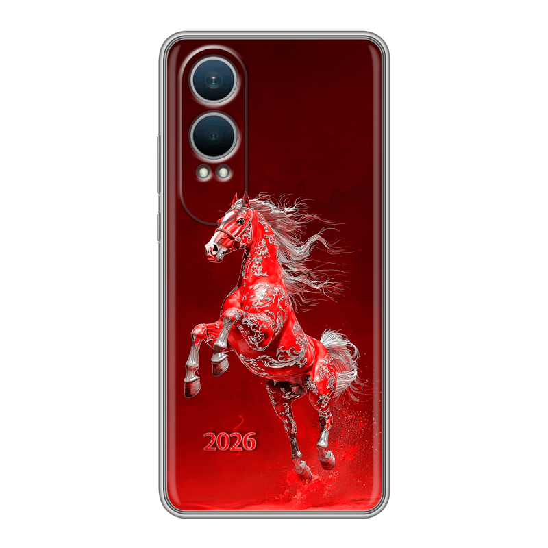 Силиконовый чехол на OnePlus Nord CE4 Lite с принтом Новый год Силиконовый чехол на OnePlus Nord CE4 Lite с принтом Новый год