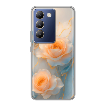 Силиконовый чехол на Vivo Y100 с принтом Женский Силиконовый чехол на Vivo Y100 с принтом Женский