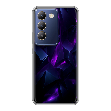Силиконовый чехол на Vivo Y100 с принтом Абстракиция
