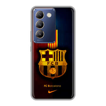 Силиконовый чехол на Vivo Y100 с принтом Барселона Barcelona