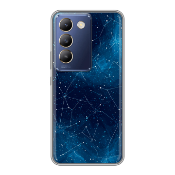 Силиконовый чехол на Vivo Y100 с принтом Космос звезды Силиконовый чехол на Vivo Y100 с принтом Космос звезды