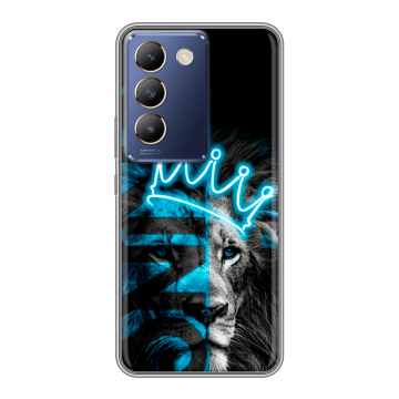 Силиконовый чехол на Vivo Y100 с принтом Король лев