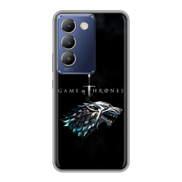Силиконовый чехол на Vivo Y100 с принтом Игра Престолов Game Thrones