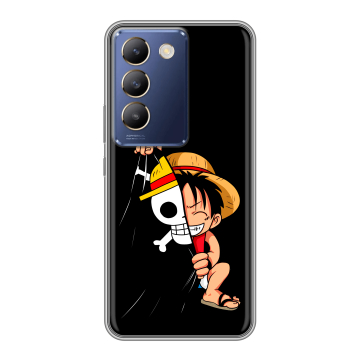 Силиконовый чехол на Vivo Y100 с принтом One Piece Ван Пис
