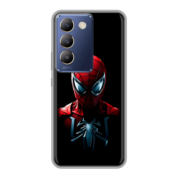 Силиконовый чехол на Vivo Y100 с принтом Spiderman Человек паук