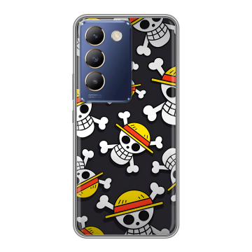Силиконовый чехол на Vivo Y100 с принтом One Piece Ван Пис