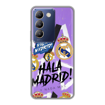Силиконовый чехол на Vivo Y100 с принтом Real Madrid Реал Мадрид