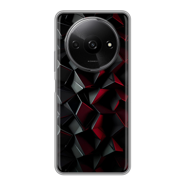 Силиконовый чехол на Redmi A3x с принтом Абстракция