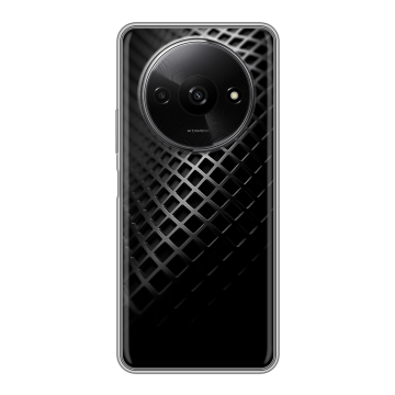 Силиконовый чехол на Redmi A3x с принтом Текстура металла