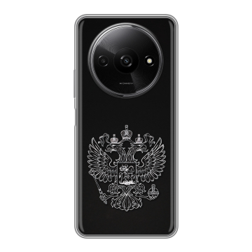 Силиконовый чехол на Redmi A3x с принтом Герб России Силиконовый чехол на Redmi A3x с принтом Герб России