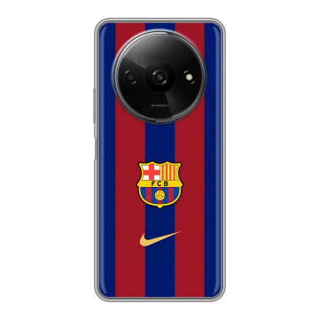 Силиконовый чехол на Redmi A3x с принтом Барселона Barcelona Силиконовый чехол на Redmi A3x с принтом Барселона Barcelona