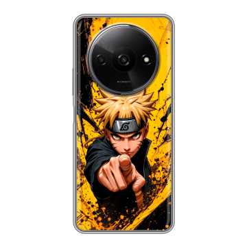 Силиконовый чехол на Redmi A3x с принтом Naruto Наруто