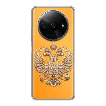 Силиконовый чехол на Redmi A3x с принтом Герб Флаг России Силиконовый чехол на Redmi A3x с принтом Герб Флаг России