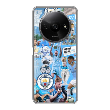 Силиконовый чехол на Redmi A3x с принтом Man City Манчестер Сити Силиконовый чехол на Redmi A3x с принтом Man City Манчестер Сити