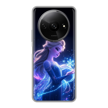 Силиконовый чехол на Redmi A3x с принтом Холодное сердце Frozen Силиконовый чехол на Redmi A3x с принтом Холодное сердце Frozen