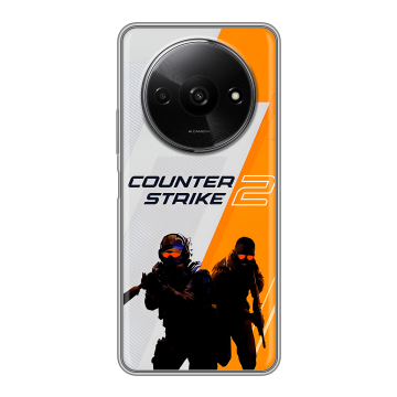 Силиконовый чехол на Redmi A3x с принтом Counter Strike