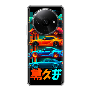 Силиконовый чехол на Redmi A3x с принтом машины тачки Силиконовый чехол на Redmi A3x с принтом машины тачки