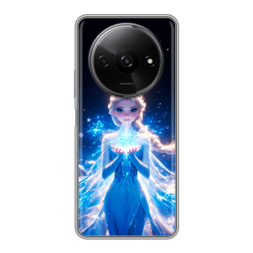 Силиконовый чехол на Redmi A3x с принтом Холодное сердце Frozen