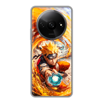 Силиконовый чехол на Redmi A3x с принтом Аниме Наруто Naruto