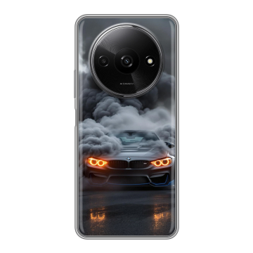 Силиконовый чехол на Redmi A3x с принтом BMW БМВ