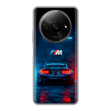 Силиконовый чехол на Redmi A3x с принтом BMW БМВ