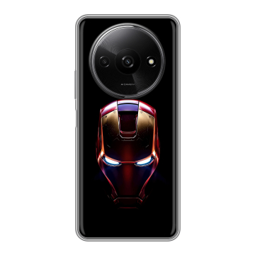 Силиконовый чехол на Redmi A3x с принтом IronMan Железный человек