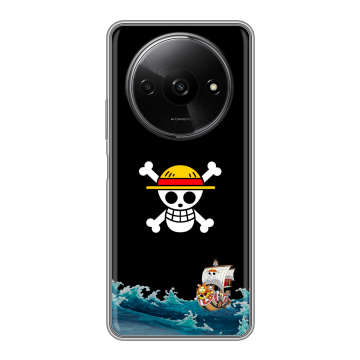Силиконовый чехол на Redmi A3x с принтом One Piece Ван Пис