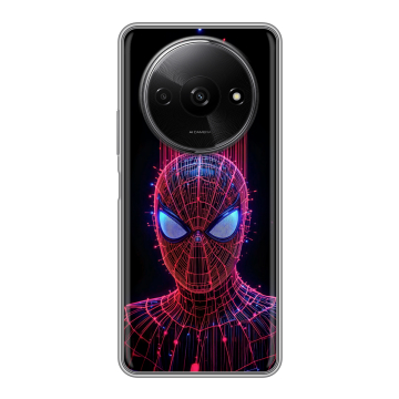 Силиконовый чехол на Redmi A3x с принтом Spiderman Человек паук