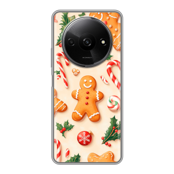 Силиконовый чехол на Redmi A3x с принтом Новый год Силиконовый чехол на Redmi A3x с принтом Новый год