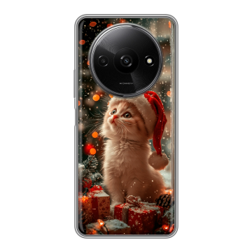 Силиконовый чехол на Redmi A3x с принтом Новый год Силиконовый чехол на Redmi A3x с принтом Новый год