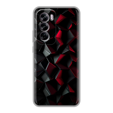 Силиконовый чехол на OPPO Reno 12 с принтом Абстракция Силиконовый чехол на OPPO Reno 12 с принтом Абстракция
