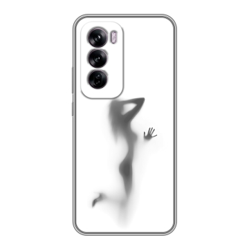 Силиконовый чехол на OPPO Reno 12 с принтом Силуэт Силиконовый чехол на OPPO Reno 12 с принтом Силуэт