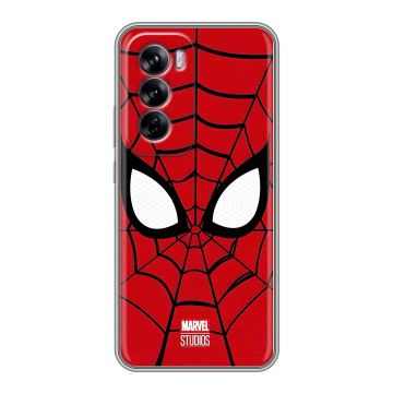 Силиконовый чехол на OPPO Reno 12 с принтом человек паук spiderman
