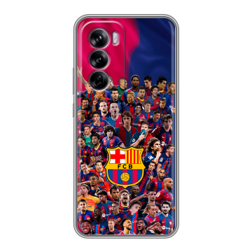 Силиконовый чехол на OPPO Reno 12 с принтом Барселона Barcelona Силиконовый чехол на OPPO Reno 12 с принтом Барселона Barcelona