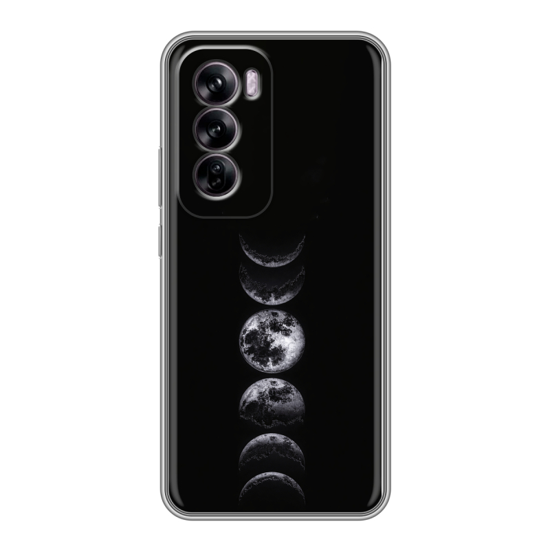 Силиконовый чехол на OPPO Reno 12 с принтом женский Силиконовый чехол на OPPO Reno 12 с принтом женский