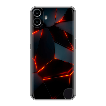 Силиконовый чехол на Nothing CMF Phone 1 с принтом Яркие абстракции Силиконовый чехол на Nothing CMF Phone 1 с принтом Яркие абстракции
