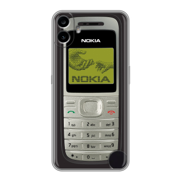 Силиконовый чехол на Nothing CMF Phone 1 с принтом Ретро Нокия