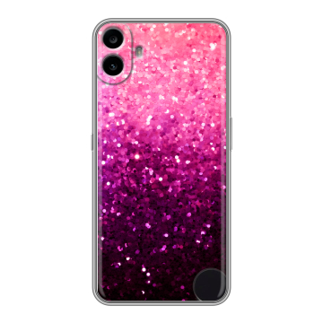 Силиконовый чехол на Nothing CMF Phone 1 с принтом Блестки