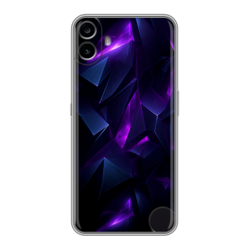 Силиконовый чехол на Nothing CMF Phone 1 с принтом Абстракиция