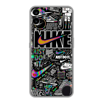 Силиконовый чехол на Nothing CMF Phone 1 с принтом Найк