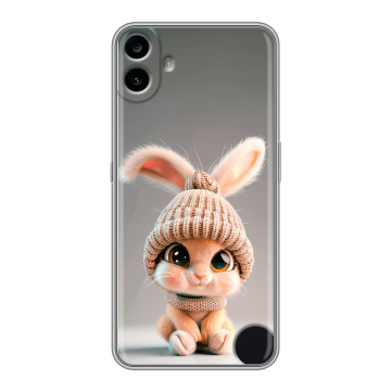 Силиконовый чехол на Nothing CMF Phone 1 с принтом Кролик