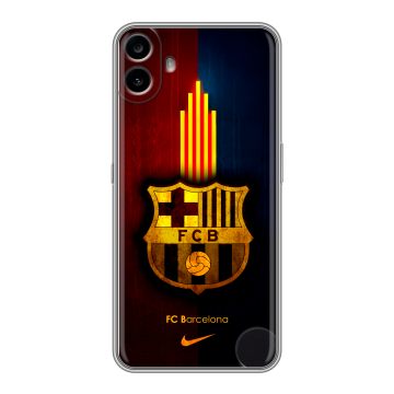 Силиконовый чехол на Nothing CMF Phone 1 с принтом Барселона Barcelona