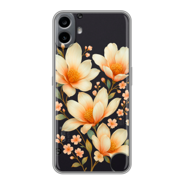 Силиконовый чехол на Nothing CMF Phone 1 с принтом Цветы Силиконовый чехол на Nothing CMF Phone 1 с принтом Цветы