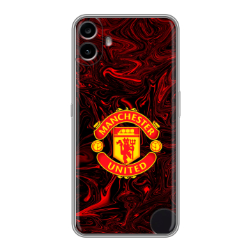 Силиконовый чехол на Nothing CMF Phone 1 с принтом Manchester United